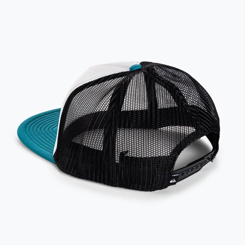 Șapcă de baseball pentru bărbați Quiksilver Foamslayer white/blue 4