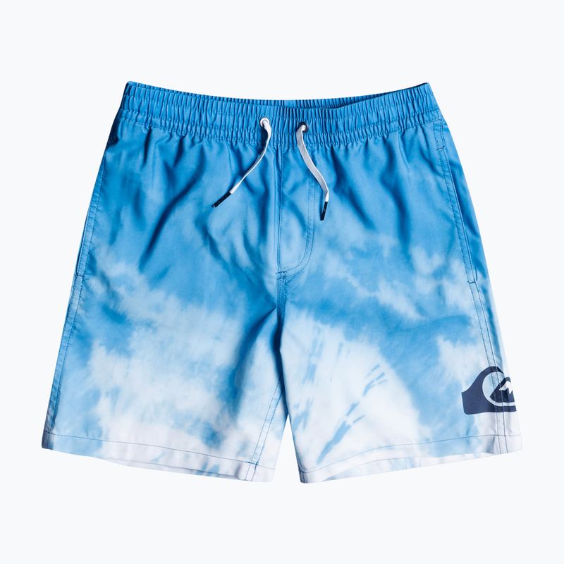 Pantaloni scurți de baie pentru copii Quiksilver Everyday Faded Logo 15' albastru EQBJV03388-BFA6