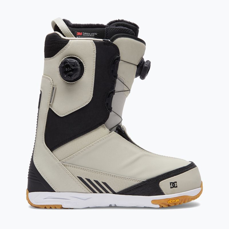 Cizme de snowboard pentru bărbați DC Transcend off white/gum 11