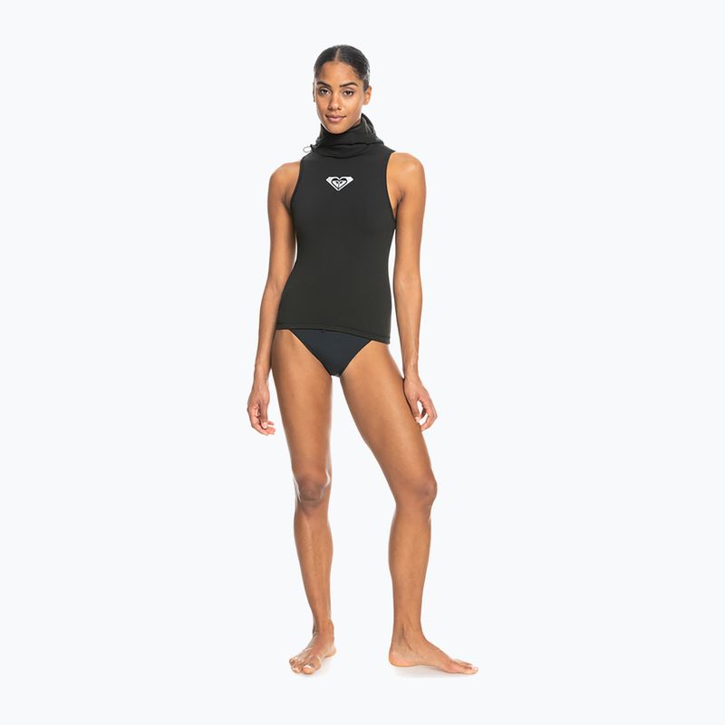 Bluză termică de neopren pentru femei ROXY 2.0 mm Swell Series Hooded Wetsuit Vest true black 4