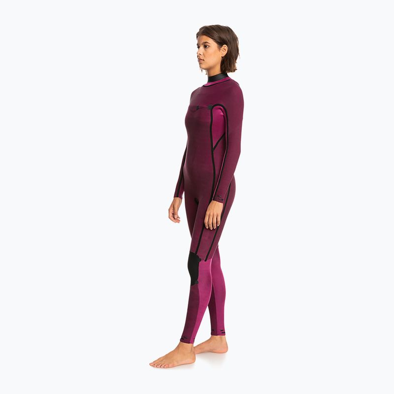 Costumul de neopren pentru femei ROXY 3/2 Elite XT ST Printed FZ GBS 2021 true black/black flowers 6