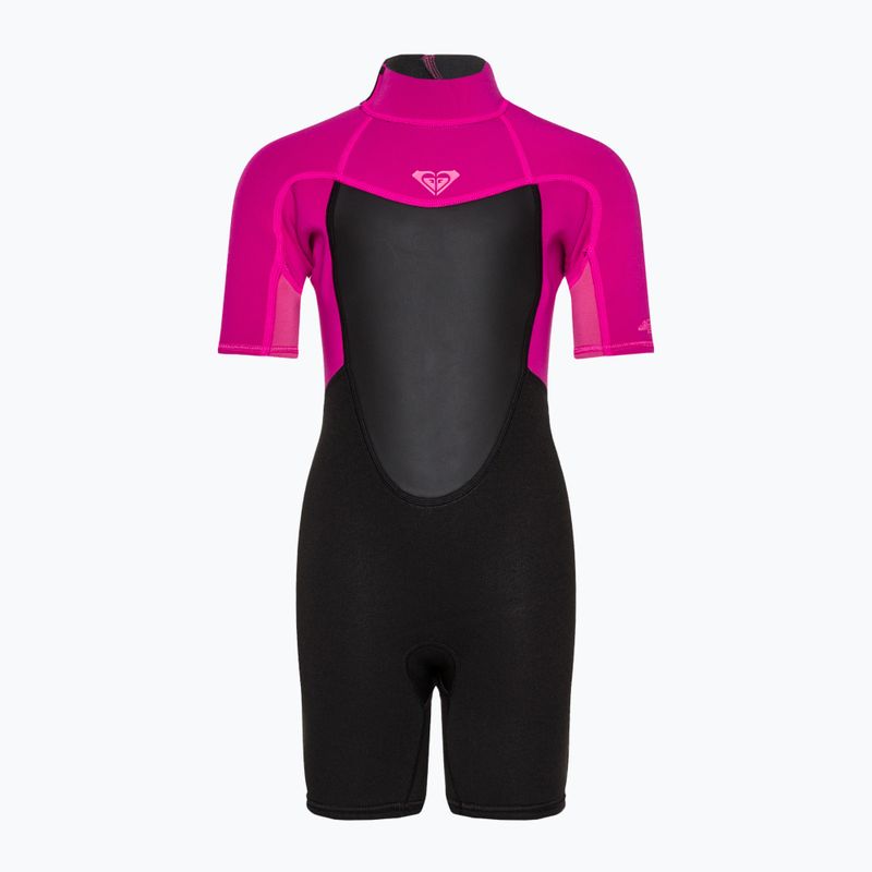 Spumă de înot pentru copii ROXY 2/2 Prologue Girl BZ SS SP FL 2021 festival fuchsia 2