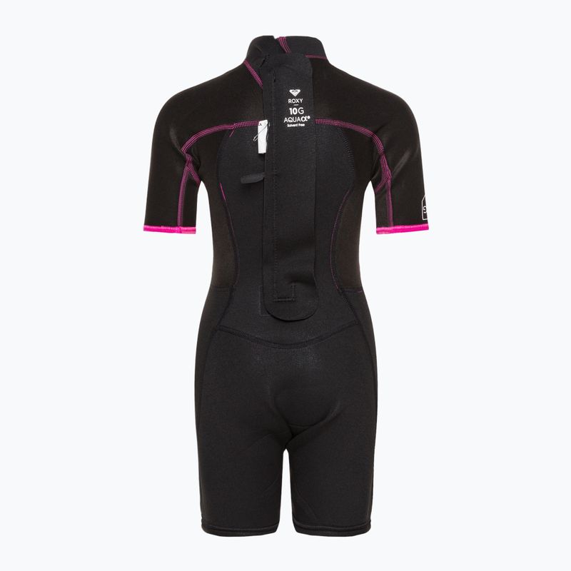Spumă de înot pentru copii ROXY 2/2 Prologue Girl BZ SS SP FL 2021 festival fuchsia 5