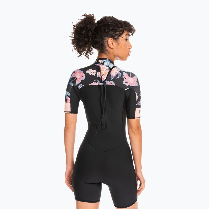 Costumul de neopren pentru femei ROXY 2.0 Swell Series SS BZ QLCK 2021 anthracite paradise found s 3