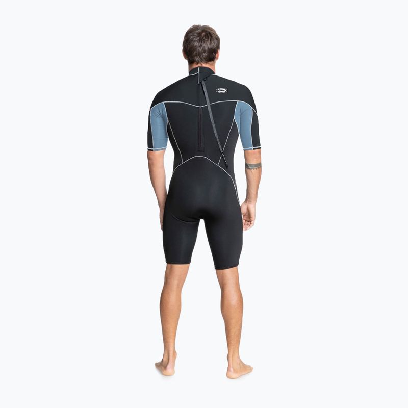 Quiksilver bărbați 2/2 Capsule Saturn Saturn SS SP negru / albastru provincial costum de neopren negru / albastru provincial 8
