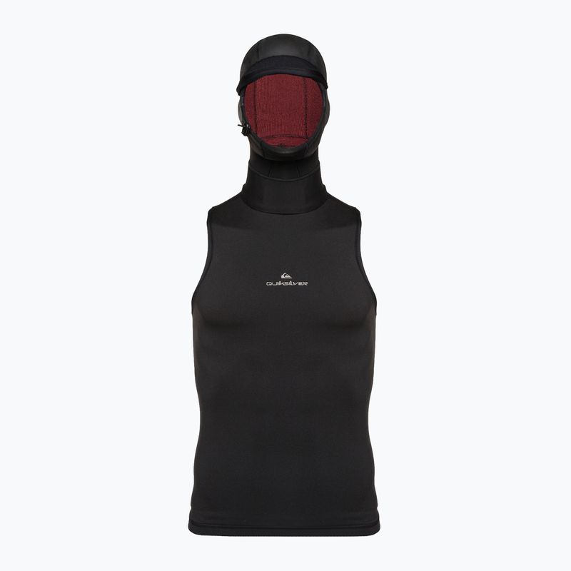 Quiksilver Marathon Sessions 2 mm tricou cu glugă din neopren pentru bărbați negru EQYW003005