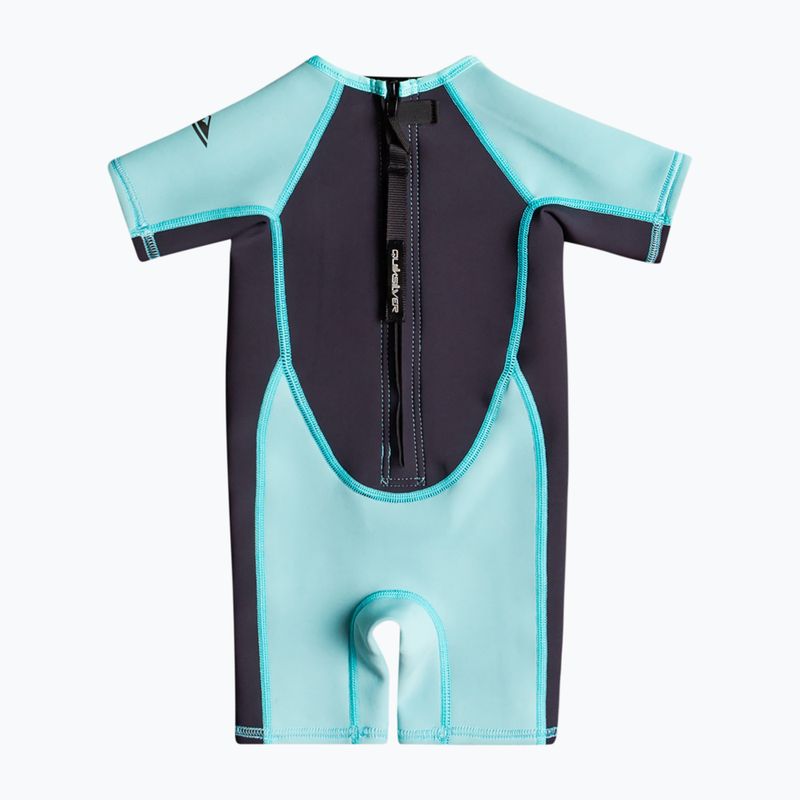 Spumă de înot pentru copii Quiksilver 1,5 mm Toddler SS SP spumă de înot pentru copii negru/jet negru/albastru angelic 2