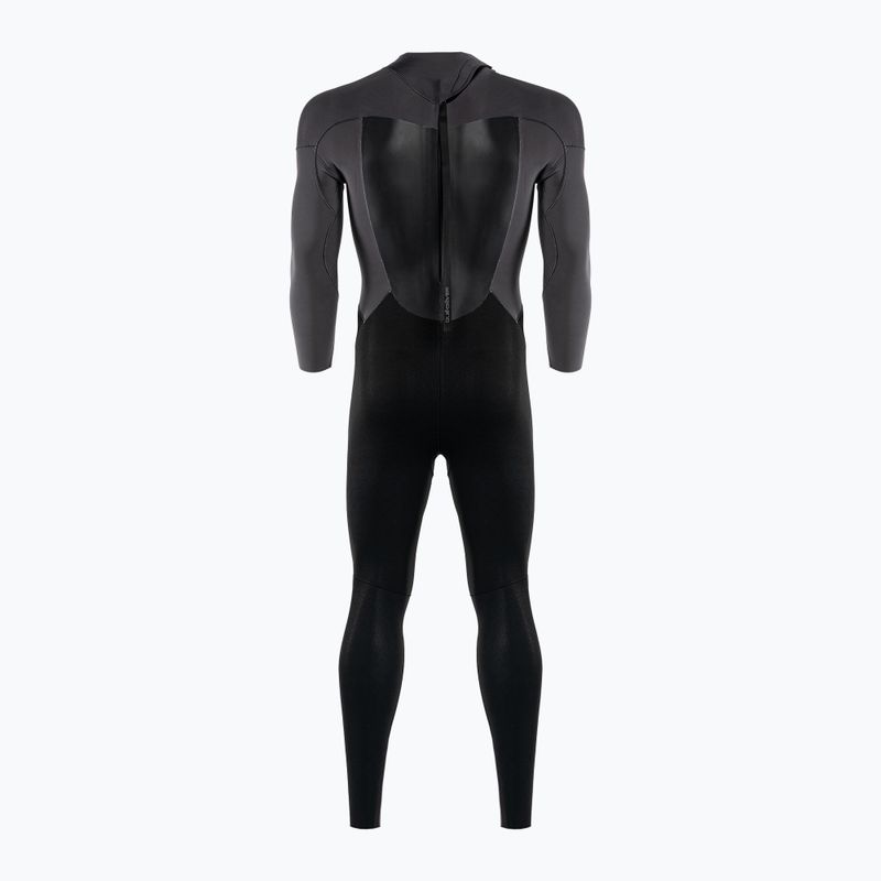 Costum de înot pentru bărbați Quiksilver 4/3 Prologue BZ KTW0 gri-neagră EQYW103175-KTW0 2