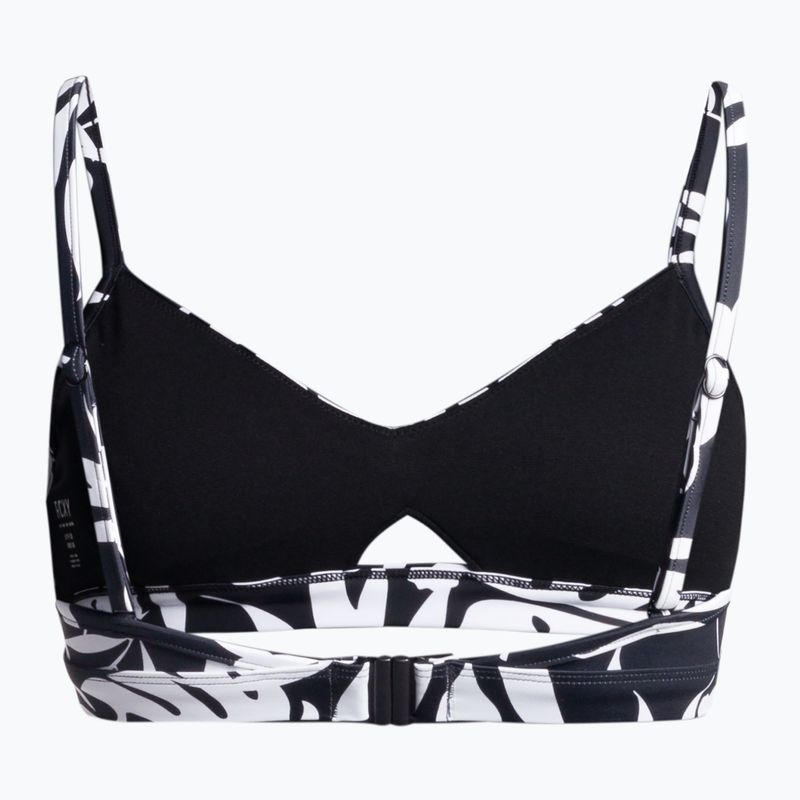 Costum de baie top ROXY Love The Cross Step 2021 anthracite surf trippin bico s 2