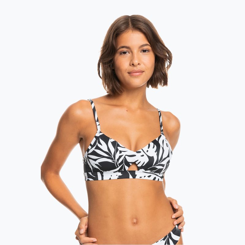 Costum de baie top ROXY Love The Cross Step 2021 anthracite surf trippin bico s