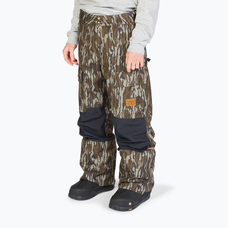 Pantaloni de snowboard pentru bărbați DC Code mossy oak original bottomland