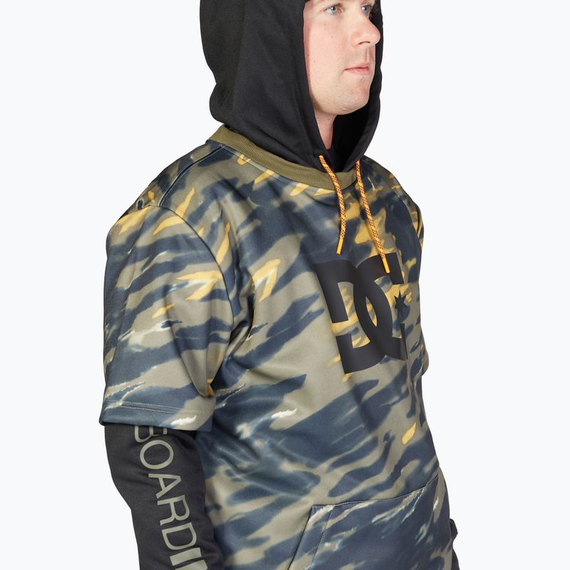 Tricou de snowboard pentru bărbați DC Dryden angled tie dye ivy green 4