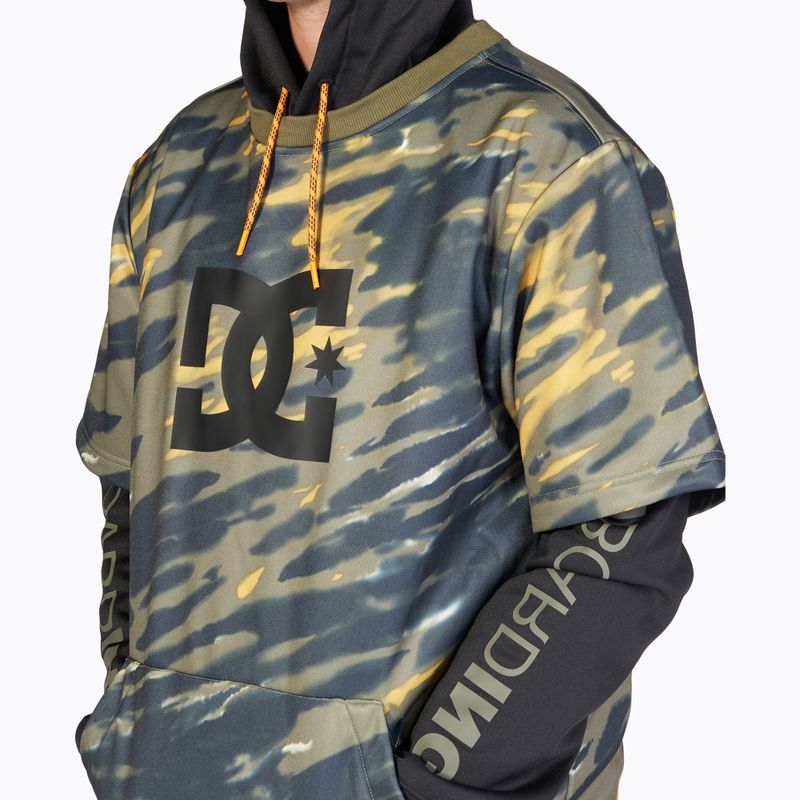 Tricou de snowboard pentru bărbați DC Dryden angled tie dye ivy green 5