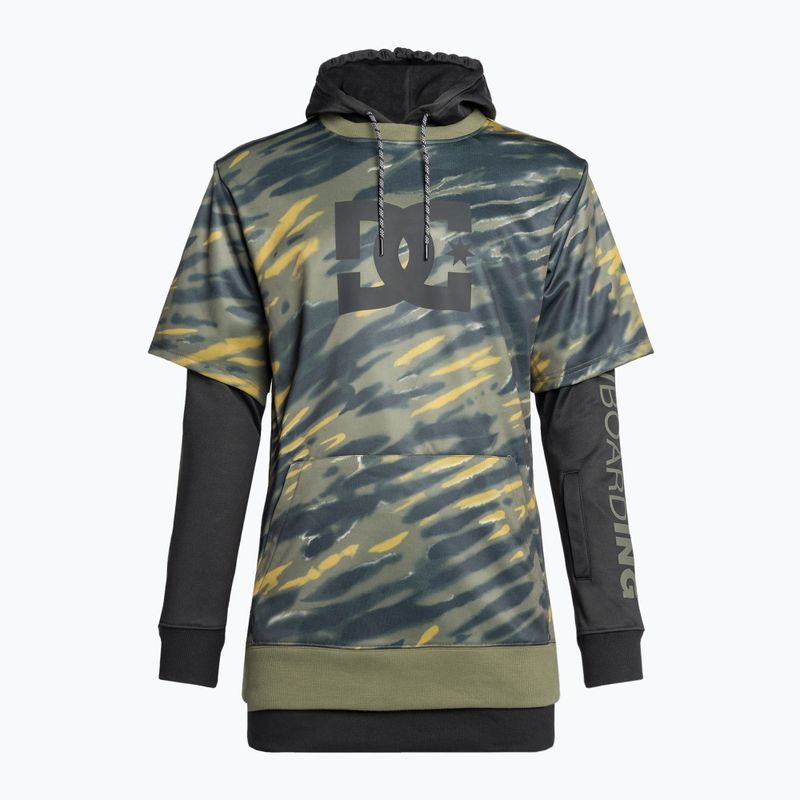 Tricou de snowboard pentru bărbați DC Dryden angled tie dye ivy green 7