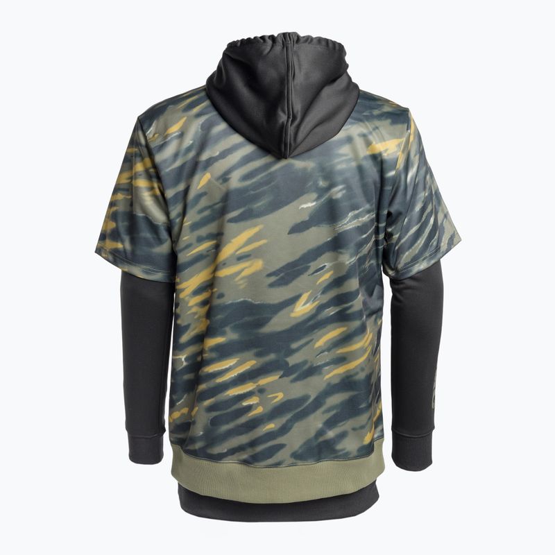 Tricou de snowboard pentru bărbați DC Dryden angled tie dye ivy green 8