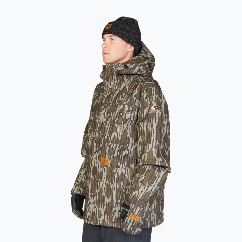 Jachetă de snowboard pentru bărbați DC Servo mossy oak original bottomland 3