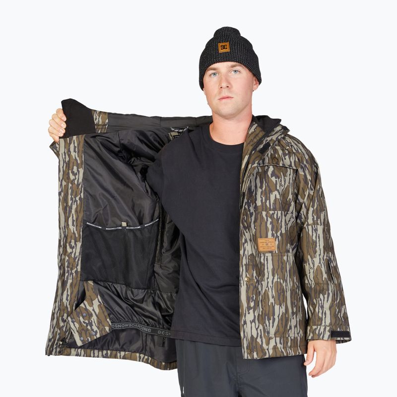 Jachetă de snowboard pentru bărbați DC Servo mossy oak original bottomland 7