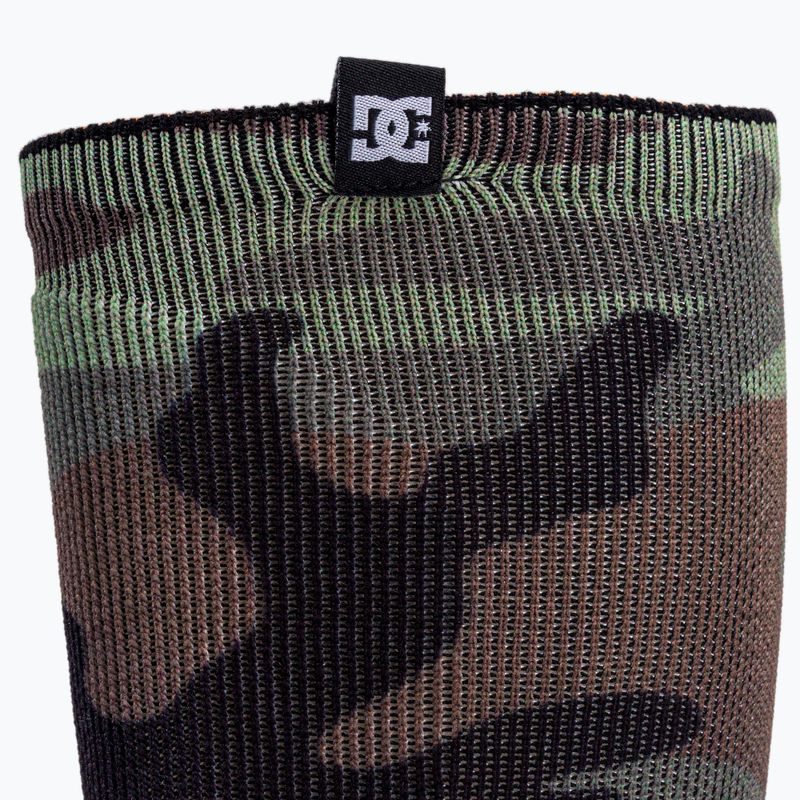 Șosete de snowboard pentru bărbați DC Summit woodland camo green 3