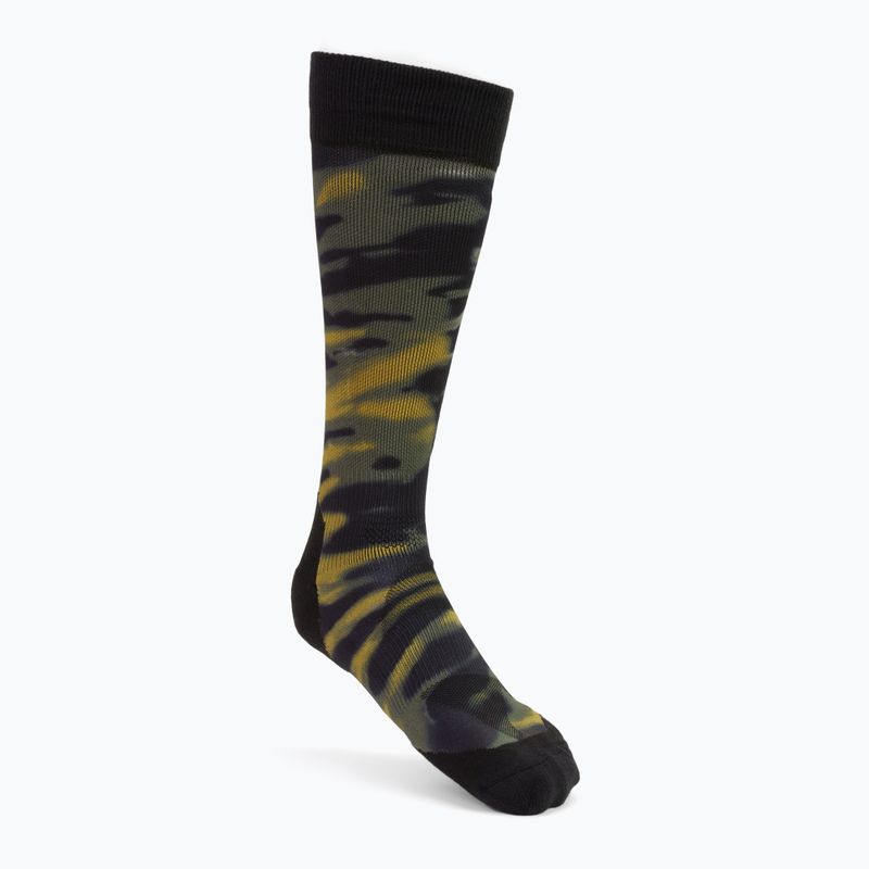 Șosete de snowboard pentru bărbați DC Sanctioned angled tie dye ivy green