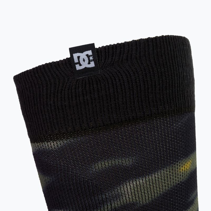 Șosete de snowboard pentru bărbați DC Sanctioned angled tie dye ivy green 3
