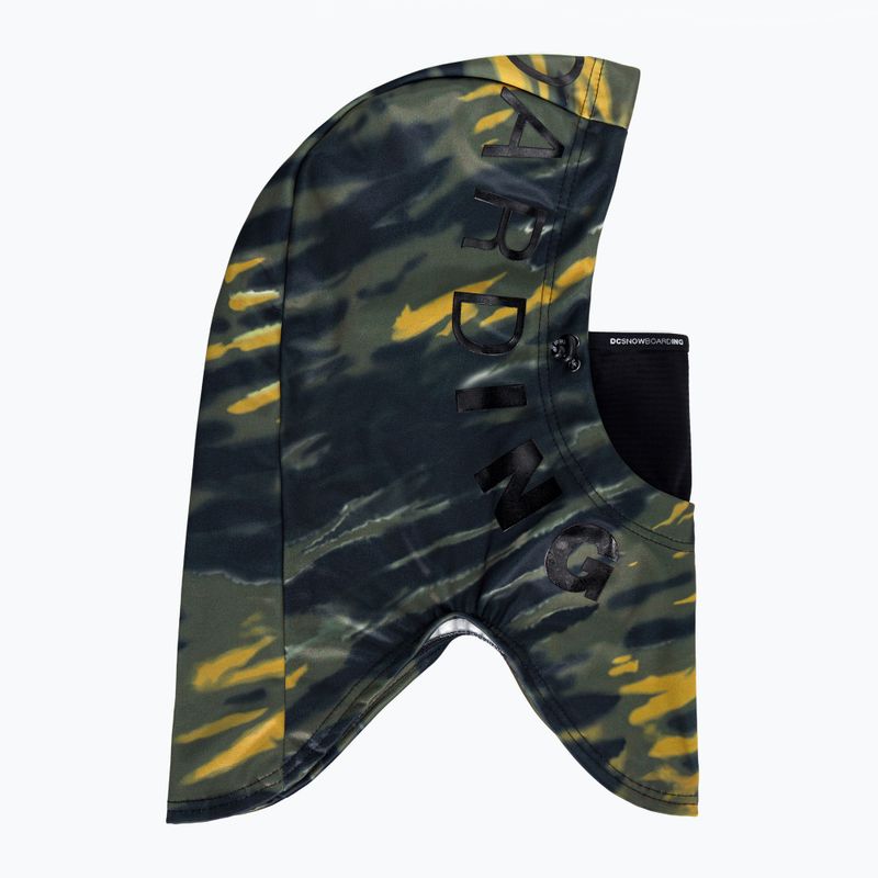 Balaclava pentru bărbați DC Hoodaclava angled tie dye ivy green 4