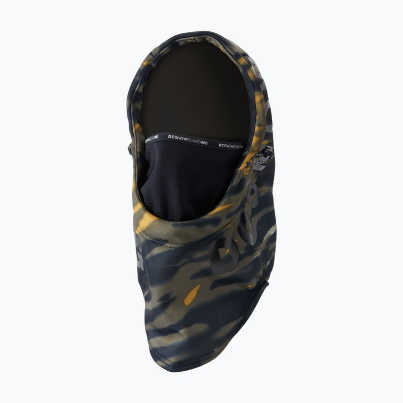 Balaclava pentru bărbați DC Hoodaclava angled tie dye ivy green 6