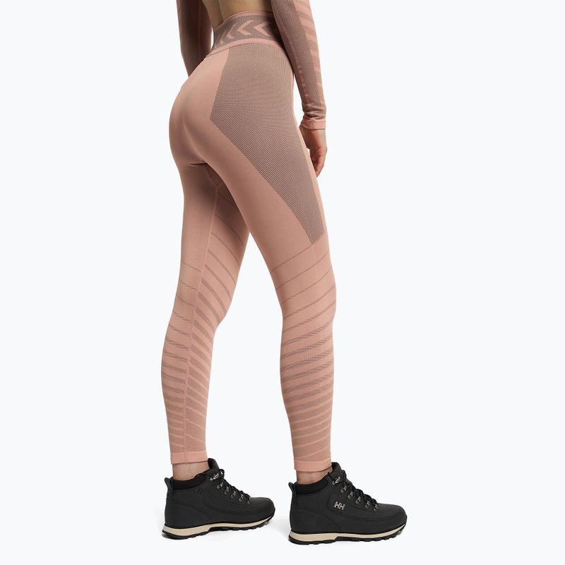 Pantaloni termoactivi pentru femei ROXY Base Layer 2021 gray violet