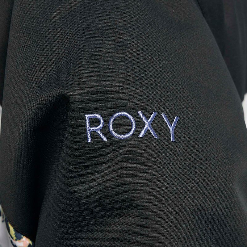 Jachetă de snowboard pentru femei ROXY Jetty Block 2021 true black black flowers 7
