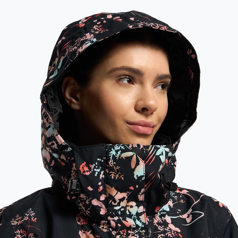 Jachetă de snowboard pentru femei ROXY Jetty 2021 true black tropical cyanotype 5