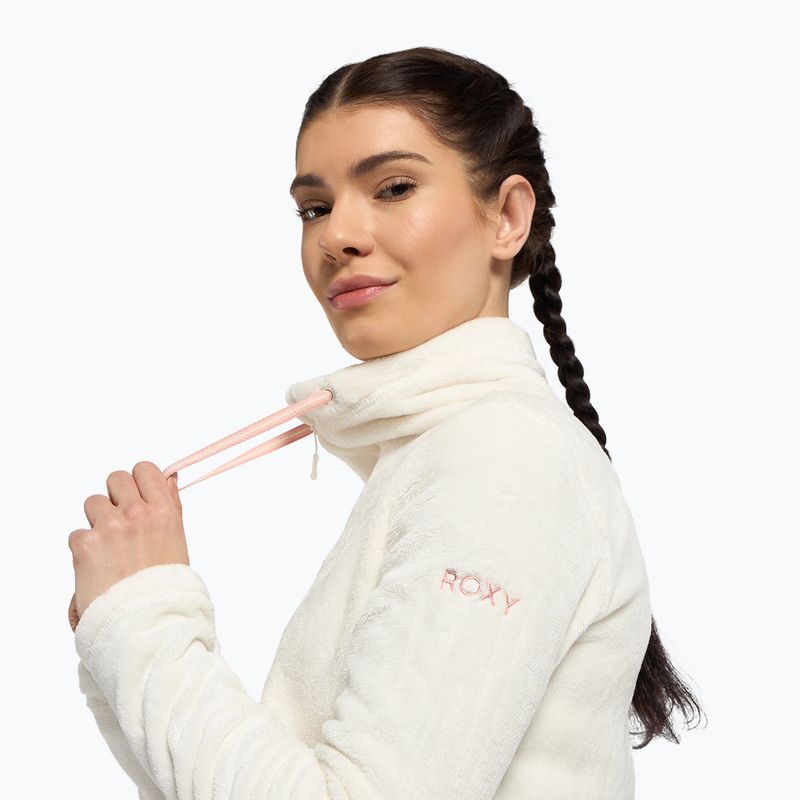 Pulover de snowboard pentru femei ROXY Tundra Fleece 2021 egret 5