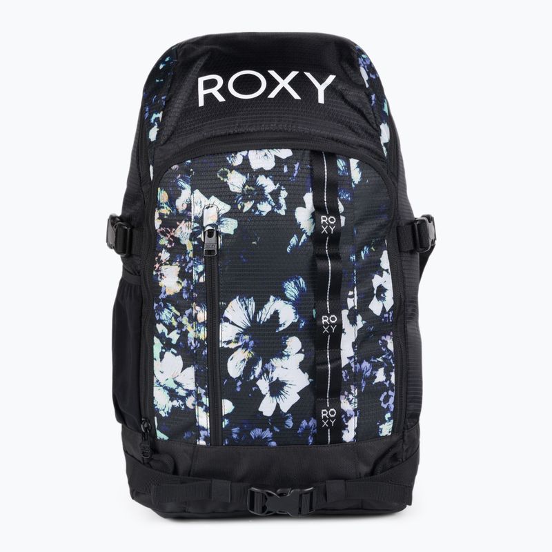 Rucsac de snowboard pentru femei ROXY Tribute 2021 true black black flowers