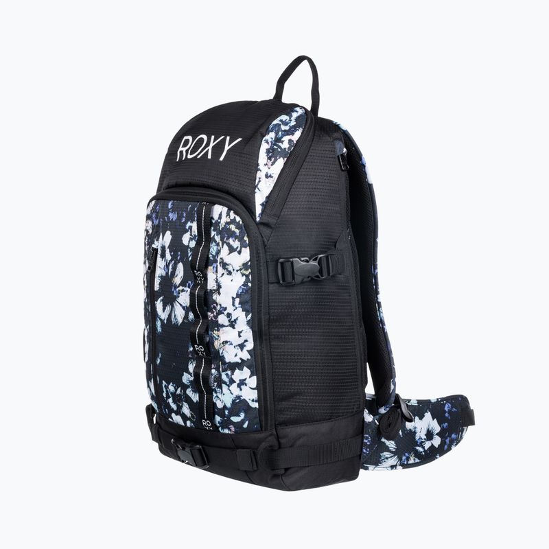 Rucsac de snowboard pentru femei ROXY Tribute 2021 true black black flowers 7