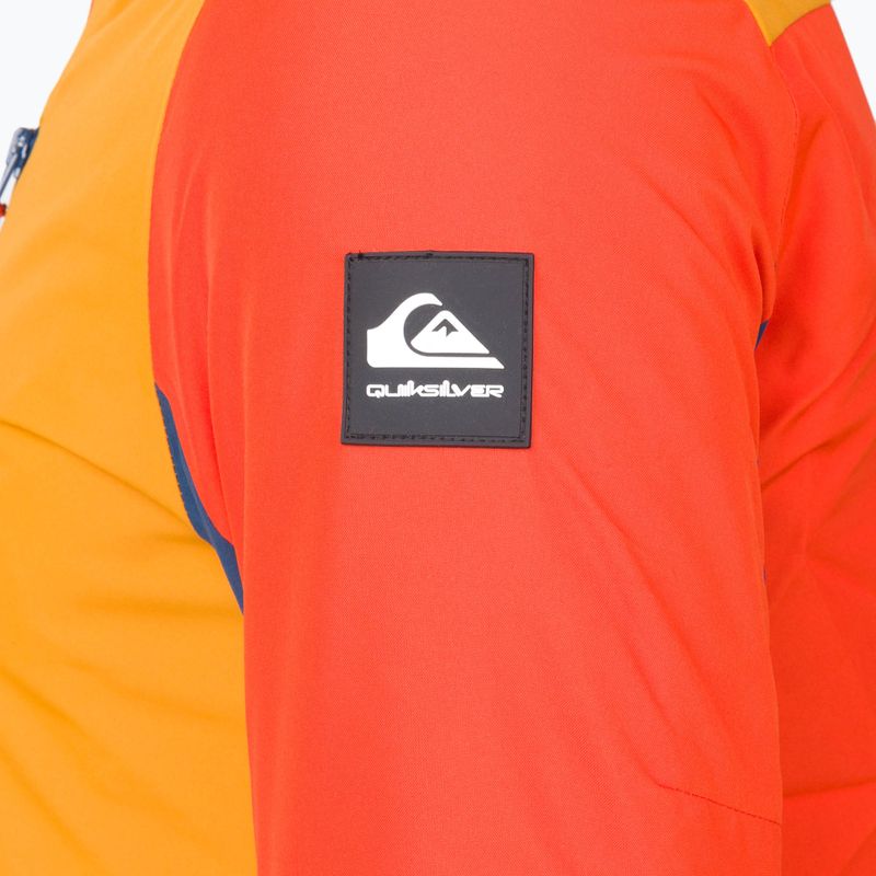 Jachetă de snowboard pentru copii Quiksilver Kai Jones Ambition portocaliu și albastru marin EQBTJ03169 6
