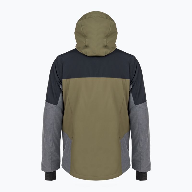 Quiksilver Mission Plus jachetă de snowboard pentru bărbați negru-verde EQYTJ03371 2