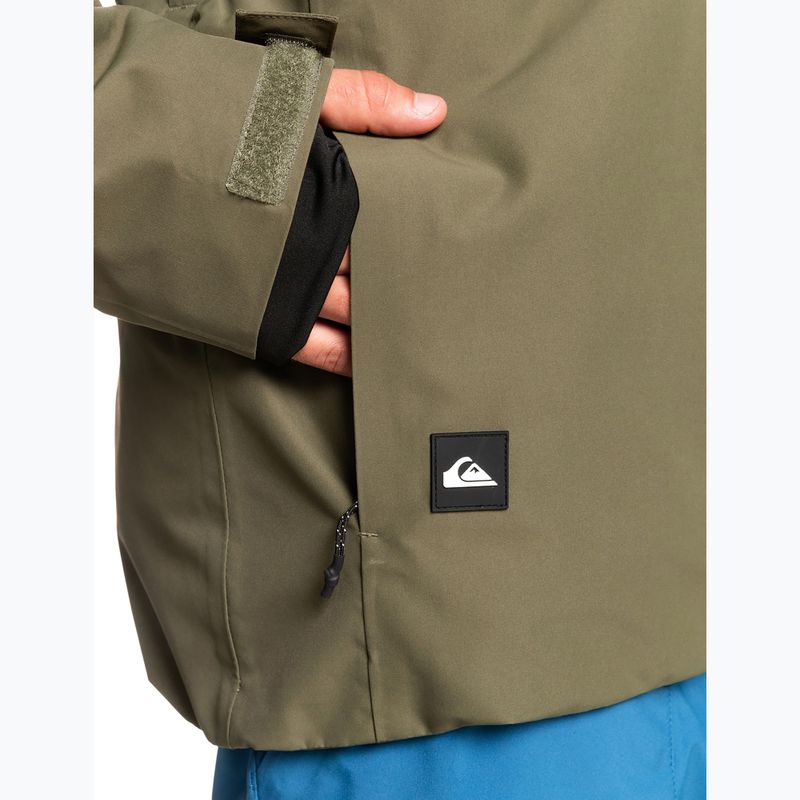 Jachetă snowboard Quiksilver Muldrow pentru bărbați verde EQYTJ03376 9