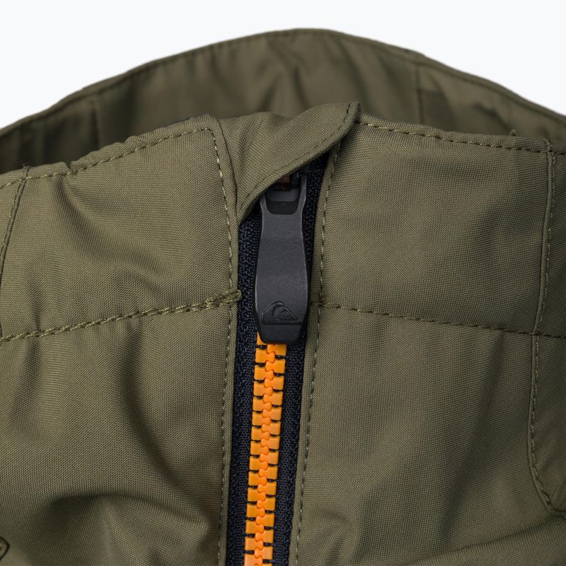 Jachetă snowboard pentru copii Quiksilver Side Hit verde-albastru EQBTJ03158 4