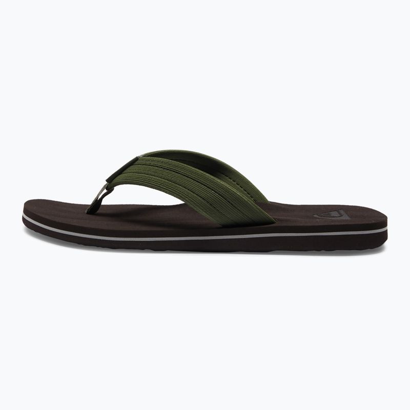 Șlapi de plajă bărbați Quiksilver Molokai Layback Textured maro AQYL101266 11