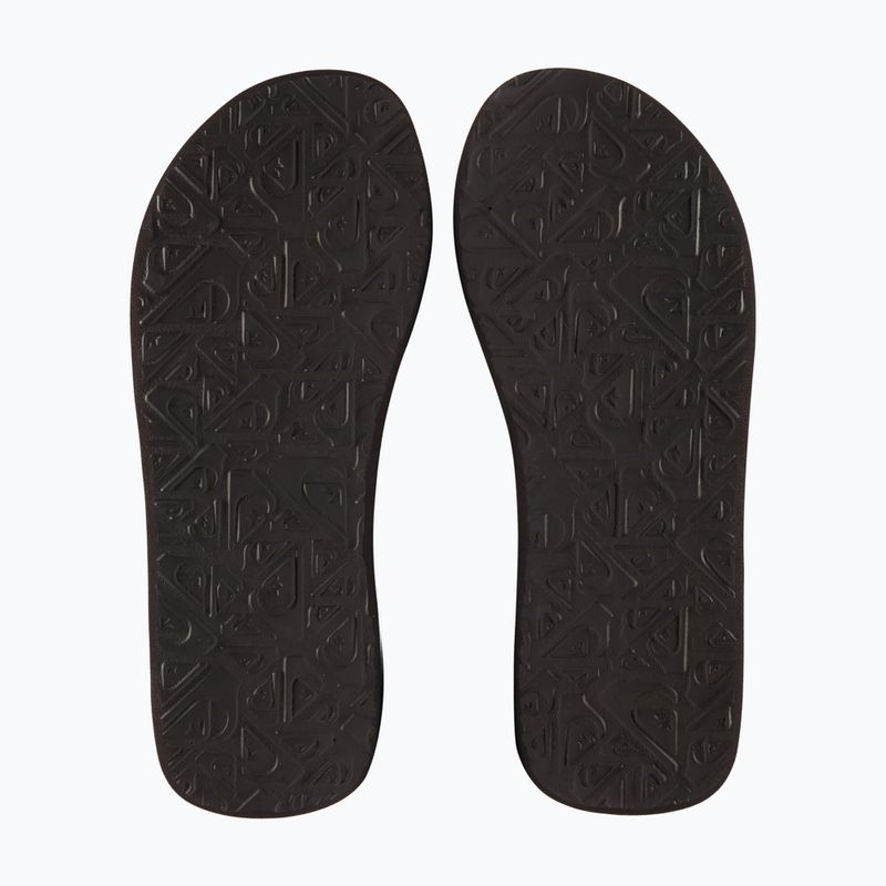 Șlapi de plajă bărbați Quiksilver Molokai Layback Textured maro AQYL101266 13