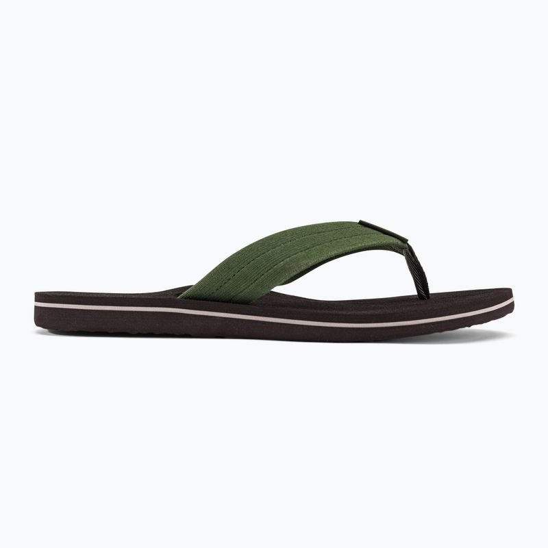 Șlapi de plajă bărbați Quiksilver Molokai Layback Textured maro AQYL101266 2
