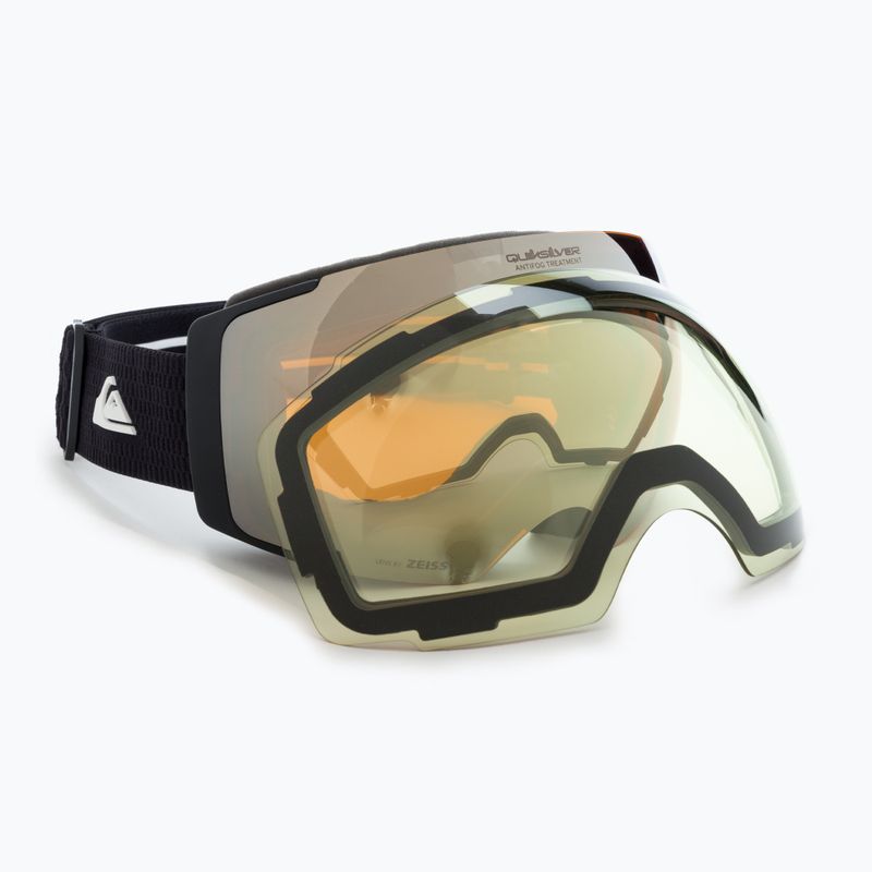Ochelari de snowboard Quiksilver Greenwood S3 negru / clux mi argint