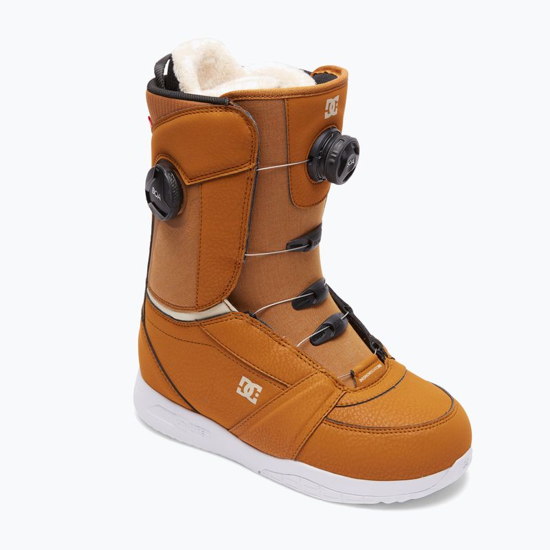 Cizme de snowboard pentru femei DC Lotus choco brown/off white 10