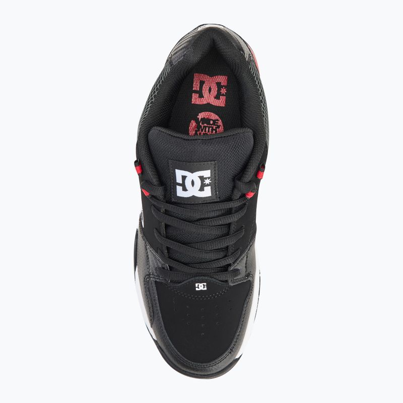 Încălțăminte pentru bărbați DC Versatile black / white / athletic red 5