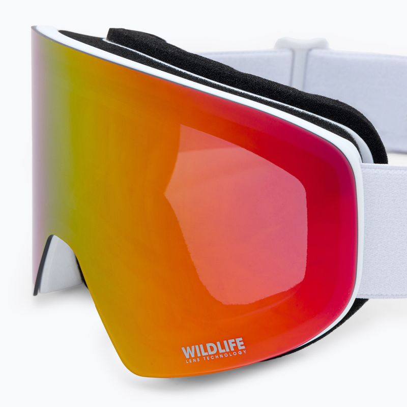 VonZipper Encore alb ochelari de snowboard alb AZYTG00114 5
