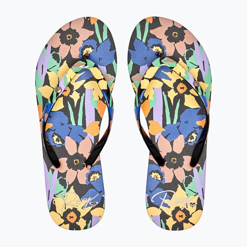 Flip flop pentru femei ROXY Portofino III 2021 black multi 12