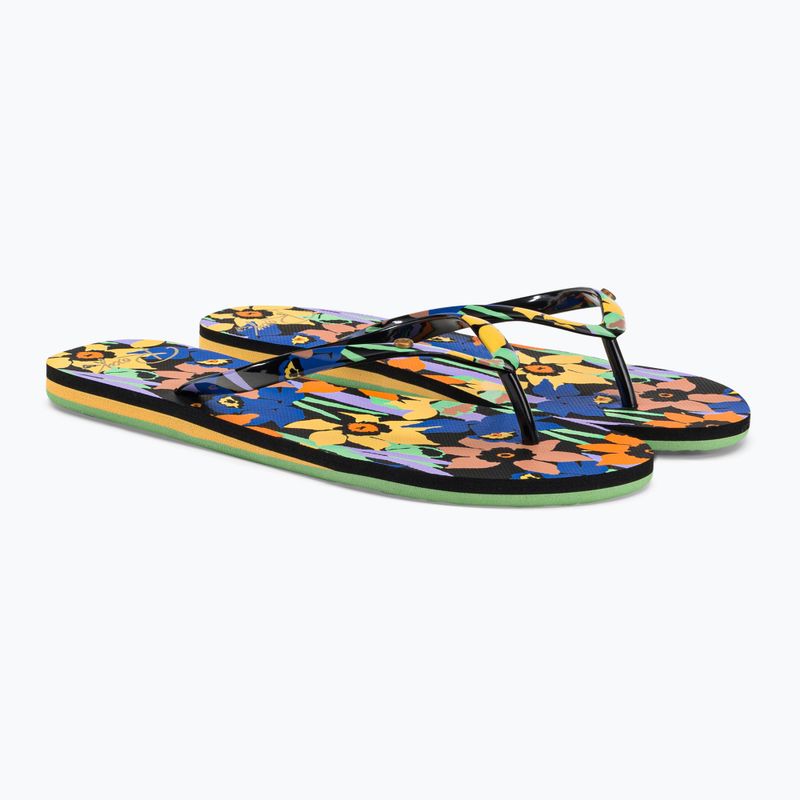 Flip flop pentru femei ROXY Portofino III 2021 black multi 4