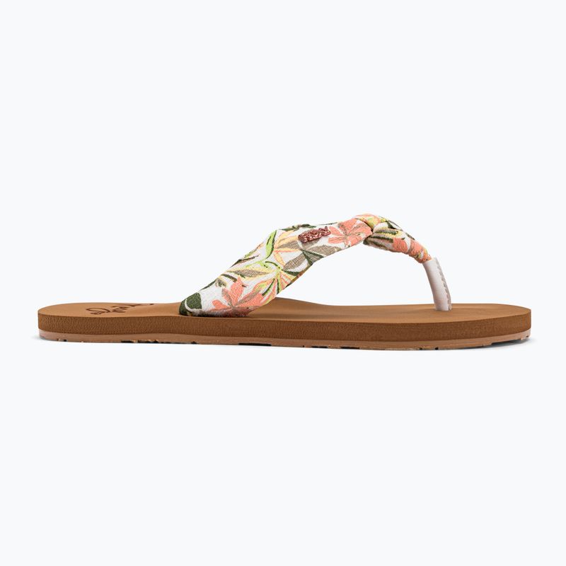 Flip flop pentru femei ROXY Paia IV 2021 white/pink 2