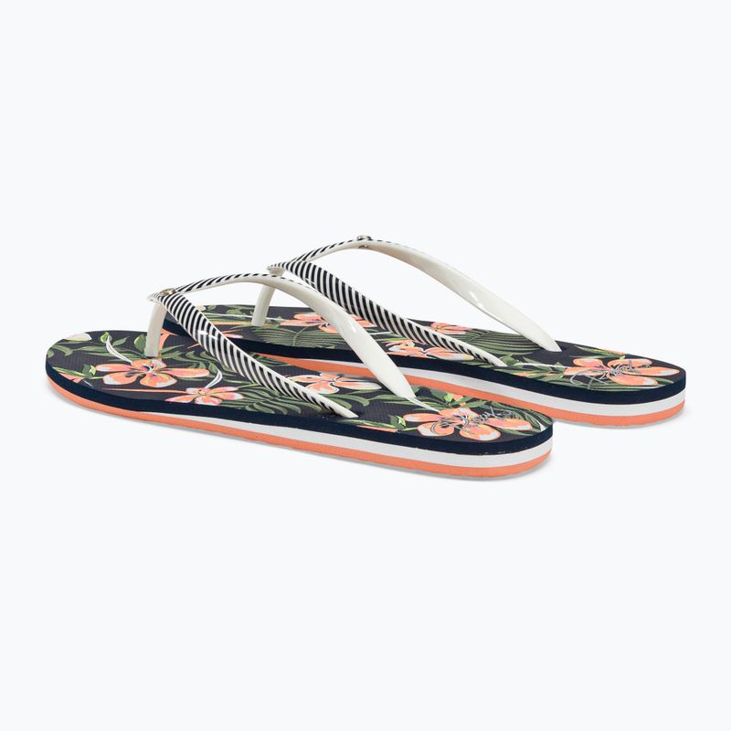 Flip flop pentru femei ROXY Portofino III 2021 dc navy/white 3