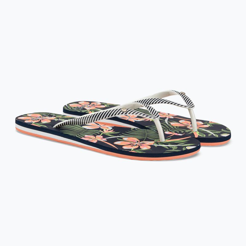 Flip flop pentru femei ROXY Portofino III 2021 dc navy/white 4