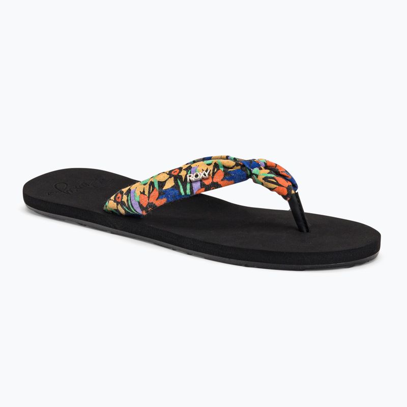 Flip flop pentru femei ROXY Paia IV 2021 black print