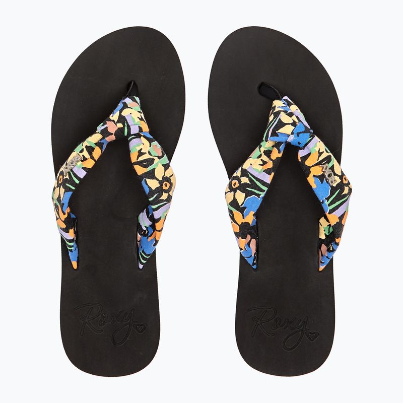 Flip flop pentru femei ROXY Paia IV 2021 black print 12